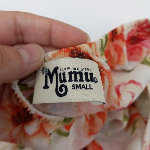 Show Me Your Mumu Heather Halter Maxi Dress In Pink Poppi Bridesmaids Floral S - Picture 8 of 12